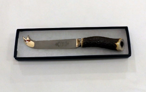 Deer Antler Handle Cheese Knife