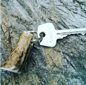 Deer Antler Keyring