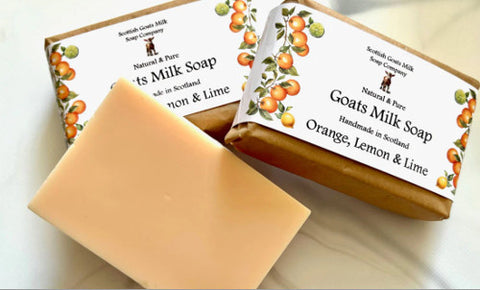 Goats Milk Soap - Orange, Lemon & Lime