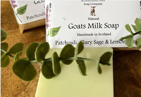 Goats Milk Soap - Patchouli, Clary Sage & Lemongrass