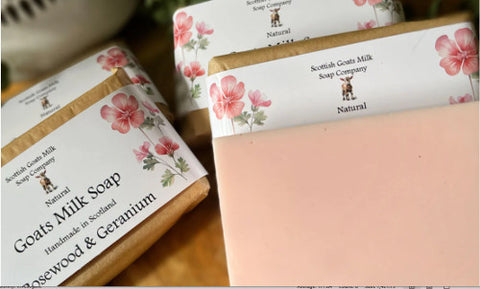 Goats Milk Soap - Rosewood & Geranium