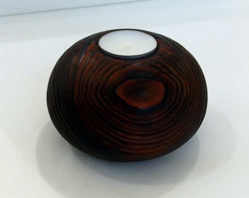 Tealight Holder - Red Cedar Wood