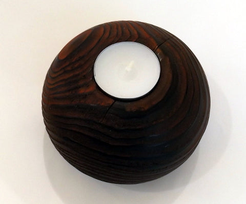 Tealight Holder - Red Cedar Wood