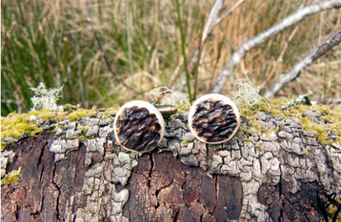 Deer Antler Cufflinks