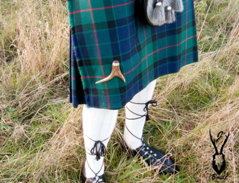 Roe Deer Antler Kilt Pin