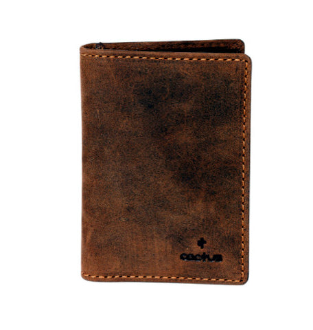 Cactus Leather Card and ID Holder
