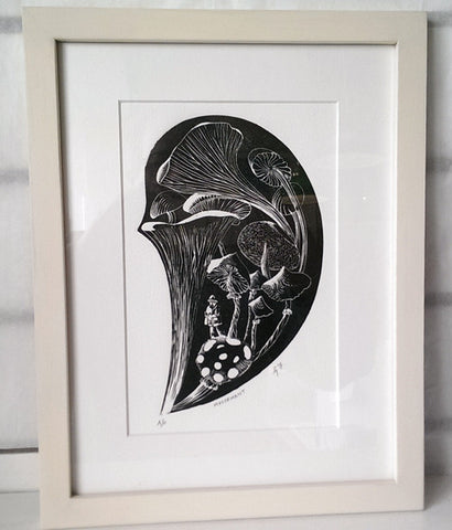 Etching - "Mycophant"