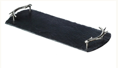 Antler Handle Slate Cheese Board