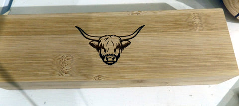 Bamboo Wood Box - Castle Stalker and other designs