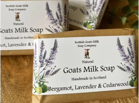 Goats Milk Soap - Bergamot, Lavender & Cedarwood