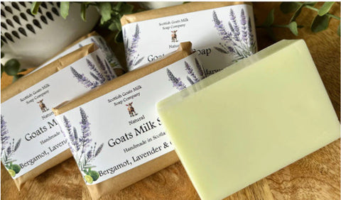 Goats Milk Soap - Bergamot, Lavender & Cedarwood