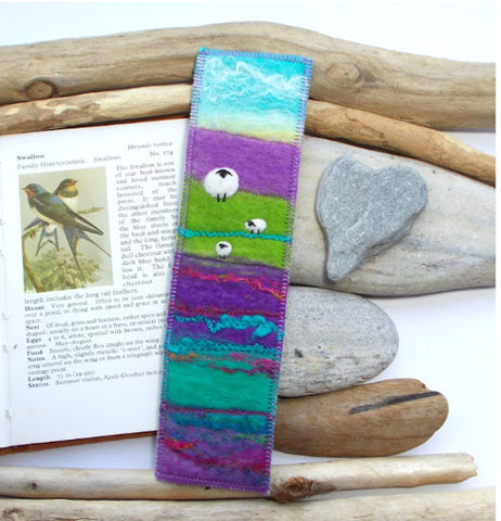 Felted Bookmarks - many different types