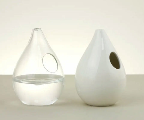 Ooshky Whisky Water Jug – White Ceramic or Clear Glass