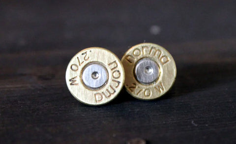 Bullet Stud Earrings