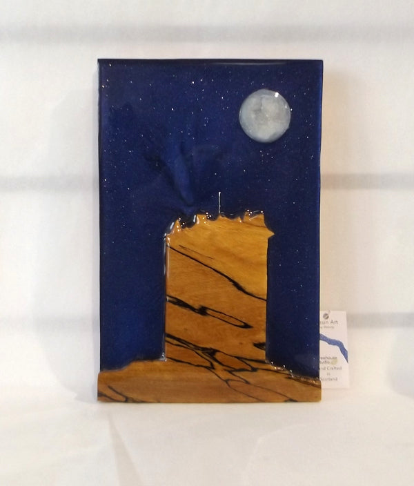 Wood & Resin Wall Art - Castle Stalker