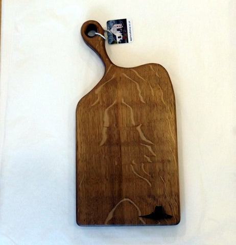 Castle Stalker Cheeseboard - Oak, Handled, Medium