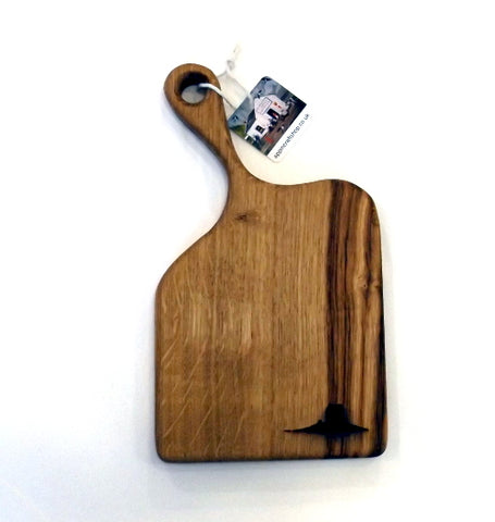 Castle Stalker Cheeseboard - Oak, Handled, Small