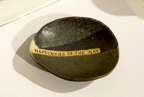 Jewellery dish with words