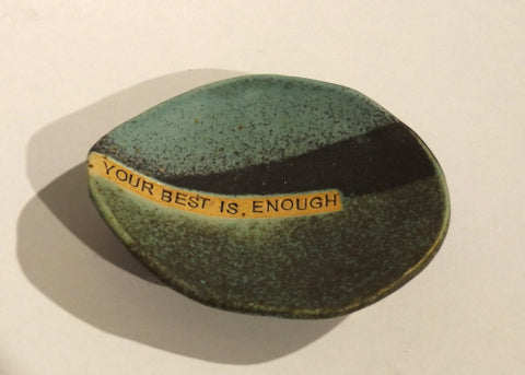 Jewellery dish with words