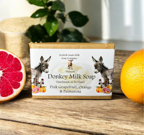Donkey Milk Soap - Pink Grapefruit, Orange & Palmarosa
