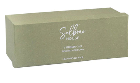 Mr & Mrs 2 Ceramic Espresso Cups