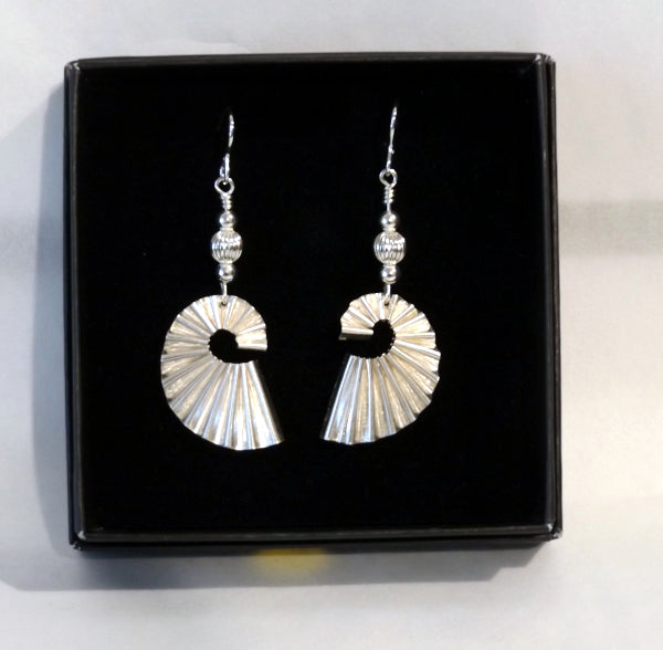 Drop Earrings - Fan shaped