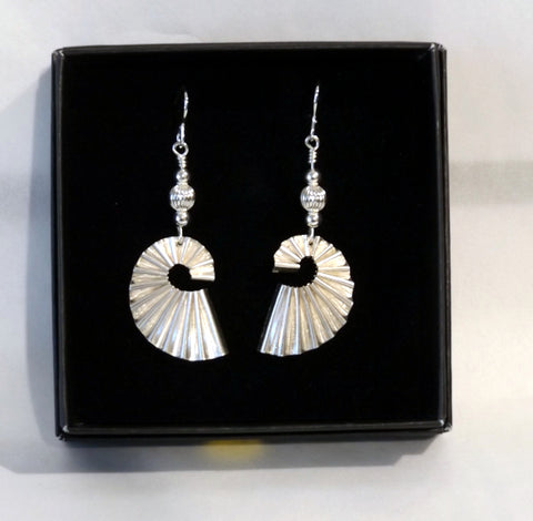 Drop Earrings - Fan shaped