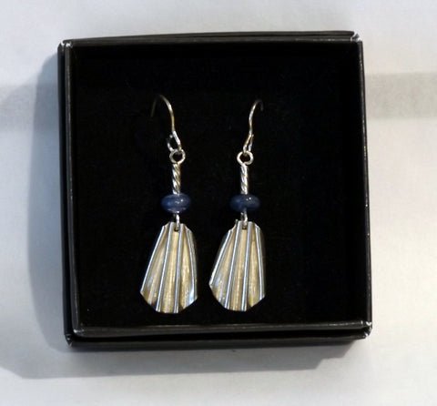 Drop Earrings - Fan Shape