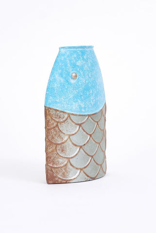 Tin Fish Vase - Large