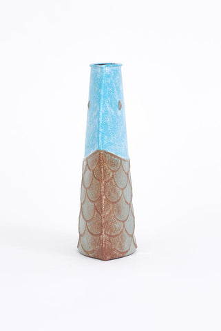 Tin Fish Vase - Large