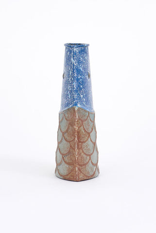 Tin Fish Vase - small