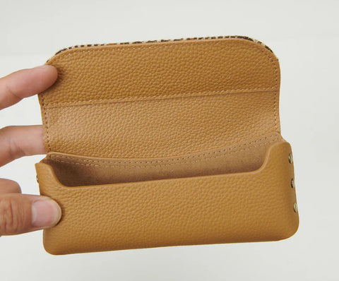 Leather Glasses Case - many colours