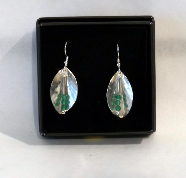 Drop Earrings - Leaf Shaped