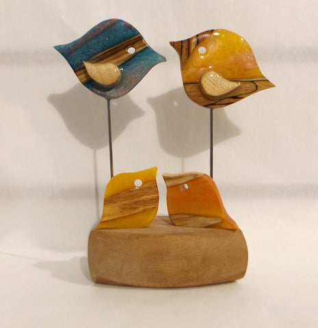 Love Birds - Family of 4