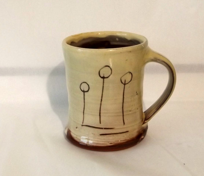Ceramic Mugs - Three Straw Design