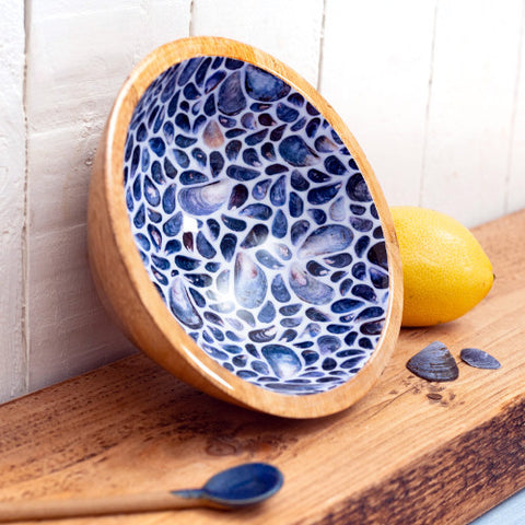 Mussel Wooden Bowl