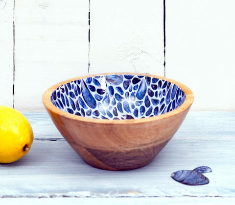 Mussel Wooden Bowl