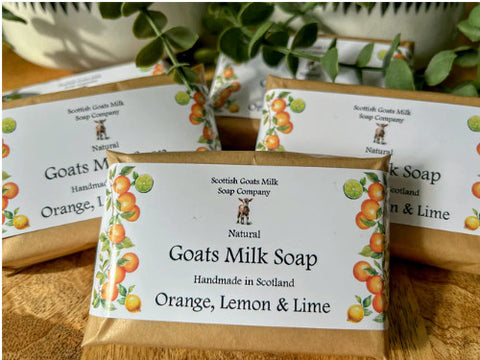 Goats Milk Soap - Orange, Lemon & Lime
