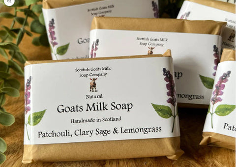 Goats Milk Soap - Patchouli, Clary Sage & Lemongrass