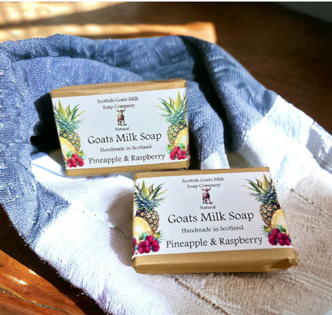 Goat's Milk Soap - Pineapple & Raspberry