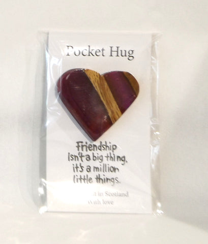 Pocket Hug - Hearts, Moons & Robins