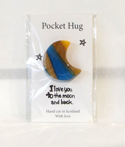Pocket Hug - Hearts, Moons & Robins