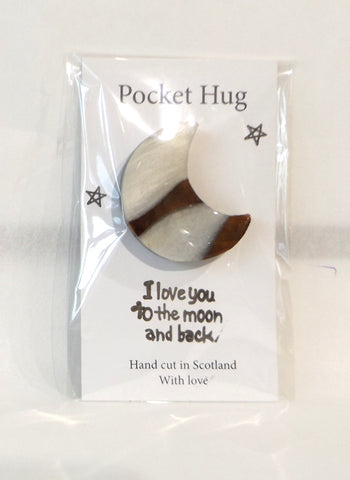 Pocket Hug - Hearts, Moons & Robins