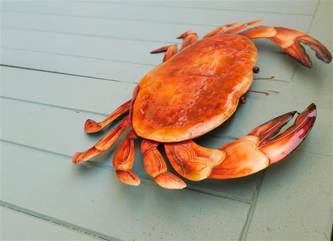 Metal Wall Art - Red Crab