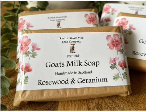 Goats Milk Soap - Rosewood & Geranium