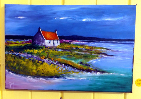 Painting - Small Cottage by the Sea