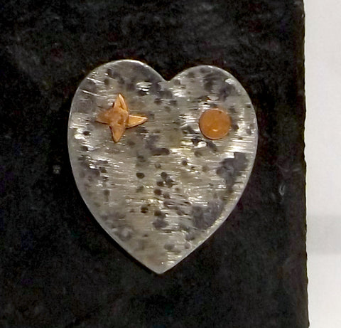 Metal / Slate Wall Art - Heart   SPECIAL OFFER..!