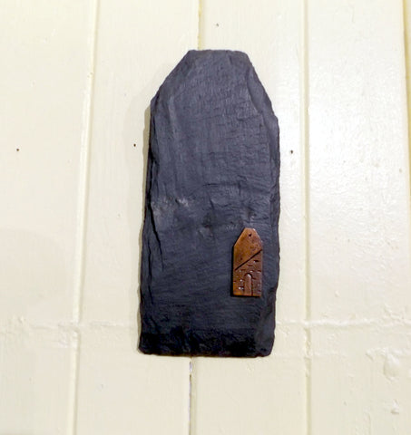 Metal / Slate Wall Art - House - SPECIAL OFFER..!