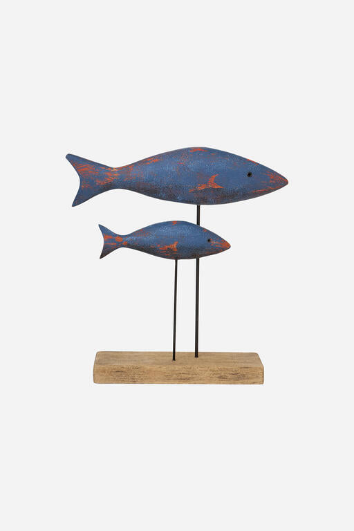 Wooden Fish on Stand