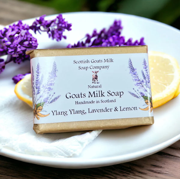 Goat's Milk Soap - Ylang Ylang, Lavender & Lemon